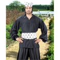 thumbnail image 1 of The Pirate Dressing C1116 Chemise de la Renaissance Début - Noir - Grand, 1 of 1
