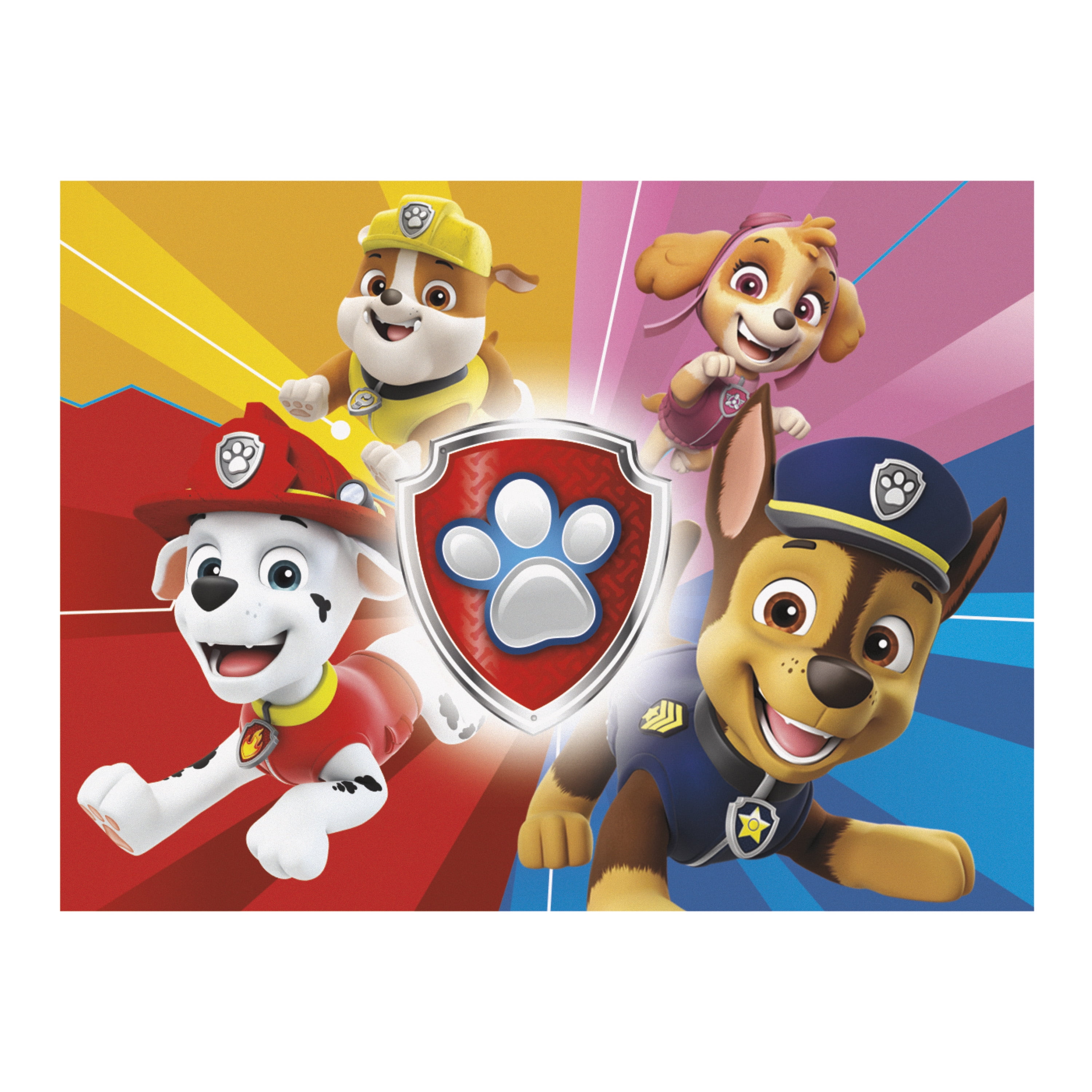 30 Paw Patrol Birthday Party Baby Shower Bubble Labels Stickers Skye Chase Favor 