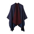 thumbnail image 2 of Women's Fashion Long Shawl Big Grid Winter Warm Lattice Large Scarf, 2 of 3