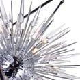 thumbnail image 3 of CWI Lighting Starburst 20 Light Contemporary Metal Chandelier in Black, 3 of 8