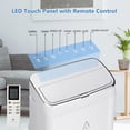 thumbnail image 4 of Ataucjin 14,000 BTU Portable Air Conditioners Cools up to 750 Sq.ft, Portable AC Built-in Cool, Dehumidifier, Fan, Sleep Modes with Digital Display, Room Air Conditioner with Remote Control, 4 of 6