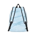 thumbnail image 2 of Naloa Blue Marble Canvas Backpack for Men Women Rucksack Casual Travel Daypack College Tote Satchel Bookbag for Teens-Small, 2 of 7