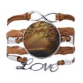 thumbnail image 1 of Fall Forestry Science Nature Scenery Bracelet Love Chain Rope Ornament Wristband, 1 of 3
