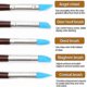 thumbnail image 5 of 10 PCS Silicone Polymer Clay Sculpting Tool Pen Rubber Tip Color Shaping Wipe, 5 of 5
