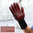 thumbnail image 1 of Guantes para barbacoa Guantes para horno, Guantes resistentes al calor extremo - Juego de guantes para horno para barbacoa, parrilla, horneado, cocina, soldadura (2 piezas) ShuxiuWang  8390605827433, 1 of 1