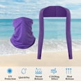 thumbnail image 4 of QSAWXQZ Unisex 2 Piece Sun Protection Arm Sleeves with Neck Gaiter Mask Cooling Women Men Shrug Cover Up UPF 50 Breathable for Golf Cycling Driving Free Size, 4 of 9