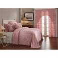 thumbnail image 1 of Couvre-lit en Coton avec Anneau de Mariage, Rose - Taille Simple, 1 of 1