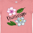 thumbnail image 4 of Inktastic Mississippi Magnolia Flowers and Leaves Boys or Girls Baby T-Shirt, 4 of 5