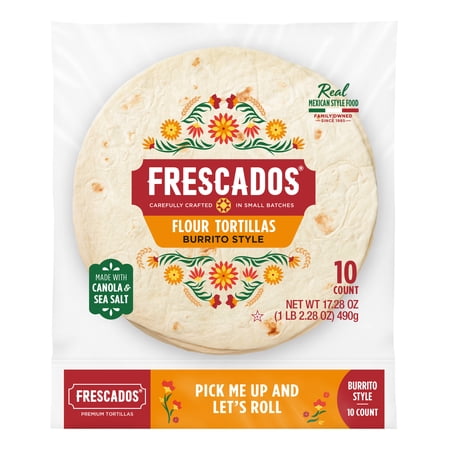 Frescados® Burrito Style Flour Tortillas 10 Ct. Bag
