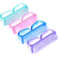 thumbnail image 1 of 4 Pieces Handle Nail Brush Nail Hand Scrubbing Cleaning Brush (Large, Multicolor), 1 of 5