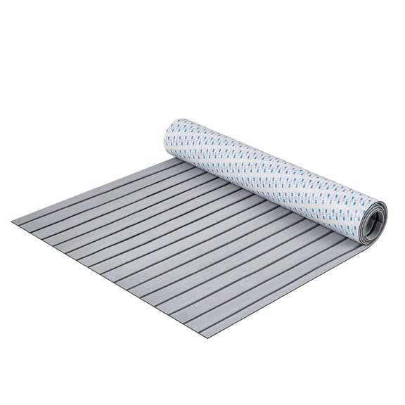 Self-Adhesive Boat Floor Mat, 94.5"x35.4" EVA Foam Decking, Non-Slip Marine Carpet for Kayak/Pontoon/Yacht, 23.2 sq.ft