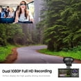 thumbnail image 5 of Multi-Language 3-Camera Dash Cam - Clear Car Rearview Mirror, Video Recording, Wide Angle, WIFI Interconnection - Auto Safety Driving Recorder, 5 of 7