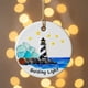 thumbnail image 4 of Adorno de la amistad en forma de corazón de vidrio marino, adorno colgante de acrílico para árbol de Navidad o el hogar, símbolo de amor y optimismo, recuerdo artesanal., 4 of 4
