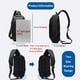 thumbnail image 2 of Mochila tipo Bandolera OZUKO USB Antirrobo Unisex Color Negro Azul Marino Gris Oscuro Rojo, 2 of 6