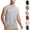 Gray, variant on GERsome Men's Sleeveless Crewneck T-Shirts Solid Color Workout Tank Tops Summer Loose Fit Athletic Fitness Muscle Tee S-4XL
