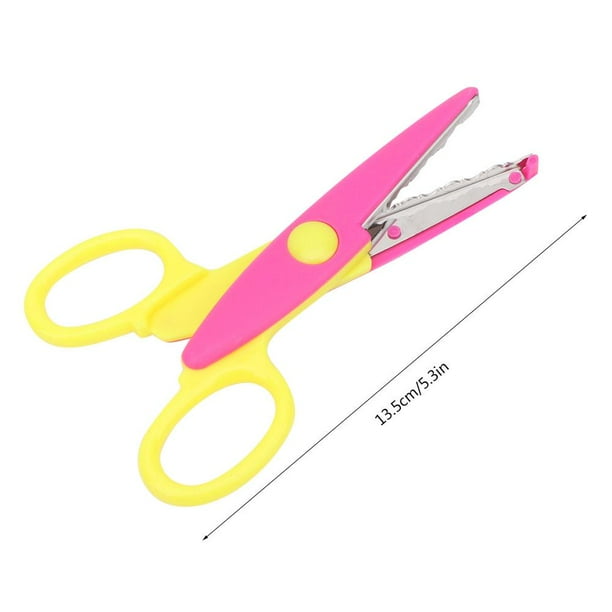 Noref Kids Paper Scissors Paper Edge Scissors 6 Pcs Colorful