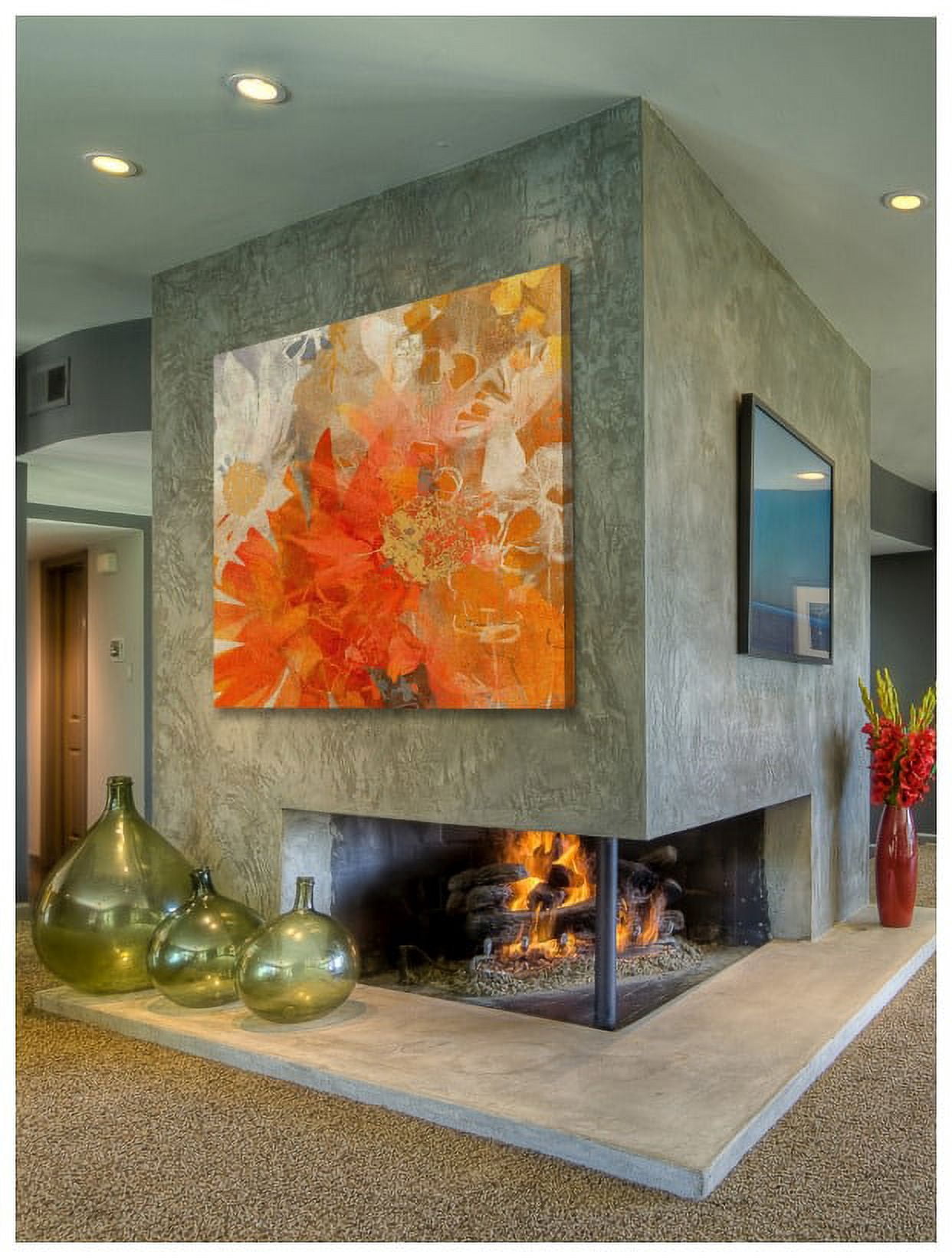"Sunny Bee" Painting Print on Wrapped Canvas