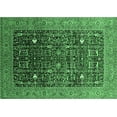 thumbnail image 1 of Ahgly Company Indoor Rectangle Oriental Emerald Green Industrial Area Rugs, 6' x 9', 1 of 4