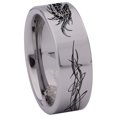 thumbnail image 3 of Abstract Dragon Tungsten Carbide Ring, 3 of 9