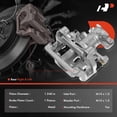 thumbnail image 2 of A-Premium Disc Brake Caliper Assembly with Bracket Replacement for Ford Fusion Lincoln MKZ Zephyr Mazda 6 Mercury Milan 2006-2012 Rear Side 2-PC, 2 of 9