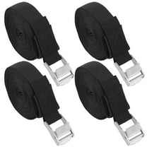 Yiwosu 4pcs 14.7ft Heavy Duty Lashing Straps Cargo Luggage Tie Down Cam Buckle Roof Rack 4.5m