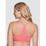 True & Co Women's Lace Racerback Adjustable Strap Bralette