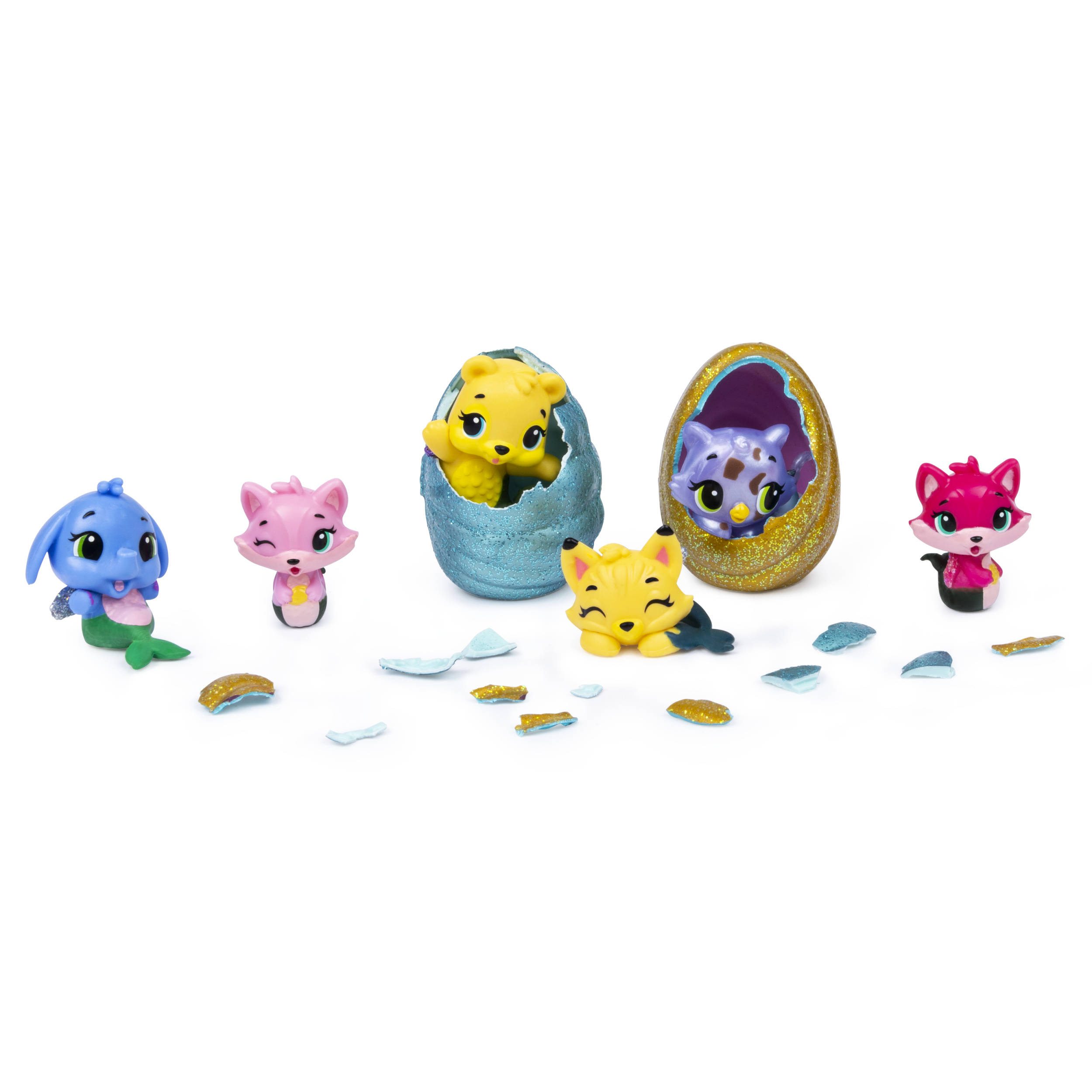 Hatchimals CollEGGtibles, Mermal Magic 4 Pack + Bonus with Season 5 Hatchimals, for Kids Aged 5 and Up (Styles May Vary) - image 2 of 8