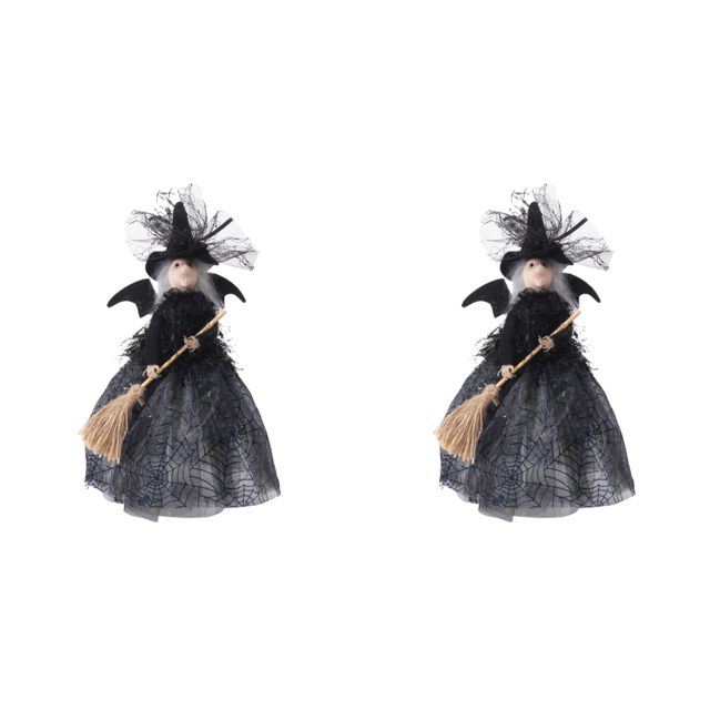 Halloween Pequeña Bruja Juguete Engaño Prop 11 Pulgadas Topper ()