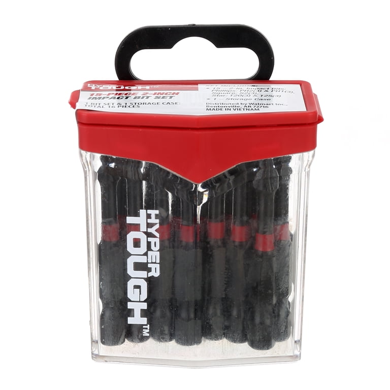 Hyper Tough 15-Piece 2 In Impact Screwdriver Bit Set photo 2