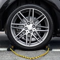 thumbnail image 4 of OULEME Heavy Duty Rubber Wheel Chocks, RV Tire Chock Blocks with Nylon Rope &iuml;&frac14;? Yellow Reflective Tape, Non-Slip Wheel Stoppers, 4 of 6