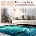 thumbnail image 2 of Ultra Soft Area Rug, Enchanting Illustrated Waterway Theme, Non Slip, Stain Resistant, Washable Area Rugs for Living Room, Bedroom(Green, 2X3), 2 of 8