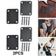 thumbnail image 1 of Placa Mástil Guitarra Eléctrica Con Tornillos Montaje Placa Mástil Guitarra (negro) 2 Uds., 1 of 6
