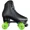 Lime Green Wheels, variant on Atom Quad Outdoor Roller Skates - Finesse Nylon Men's Outdoor Package
