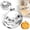 Silver3, variant on olkpmnmk Halloween Metal Cookie Cutters, Ghost Shaped Stainless Steel Baking Molds, Halloween Cookie Cutters for Halloween Party Treats, Cake Fondant DIY Decorations, Halloween Party Supplies