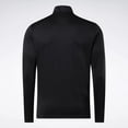 thumbnail image 7 of Reebok Mens Regular fit Quarter zip Sweatshirt Medium Black Solid, 7 of 7