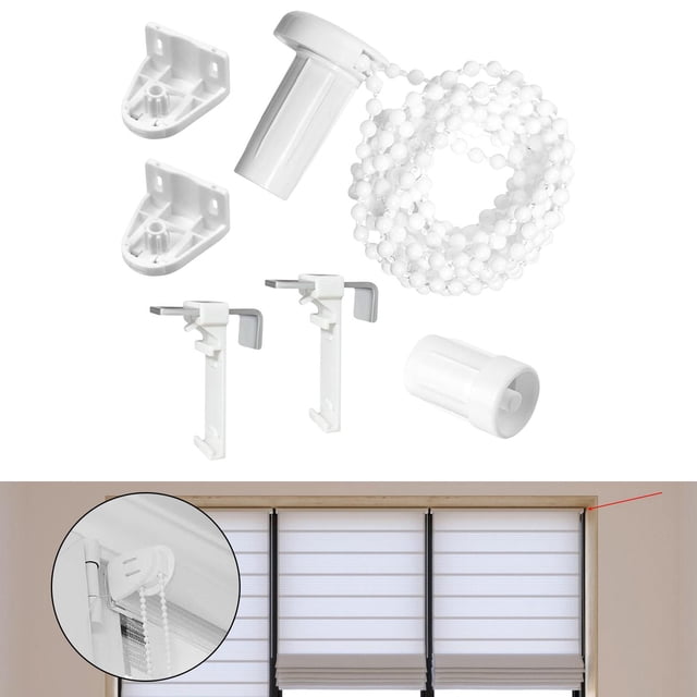 Set de accesorio de sombra de 17 mm kits de reparación de reemplazo Tratamientos de ventana Cortina de rodillo para la sala de estar de dormitorio