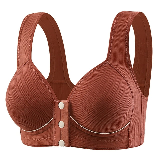 Women's Thin Seamless Vest Soft Support Large Chest Small Half Fixed Cup Breathable Bra