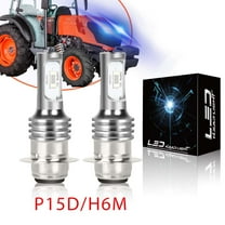 FZPJJNB H6M/P15D/70023 LED 8000 K Automotive Bulb Fits Kubota 2 Pack