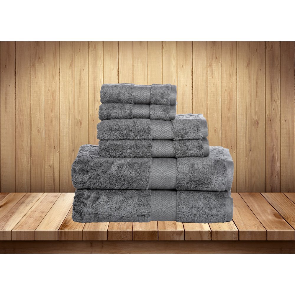 Addy Home Ultra Soft & Plush 6PC Bath Towel Set (2 Bath, 2 Hand & 2