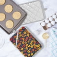 thumbnail image 5 of Yayeee Pot Holders Kitchen Heat Resistant with Pocket 7"x9.8" Cotton Oven Cooking Hot Pads, Yellow Floral, 5 of 7