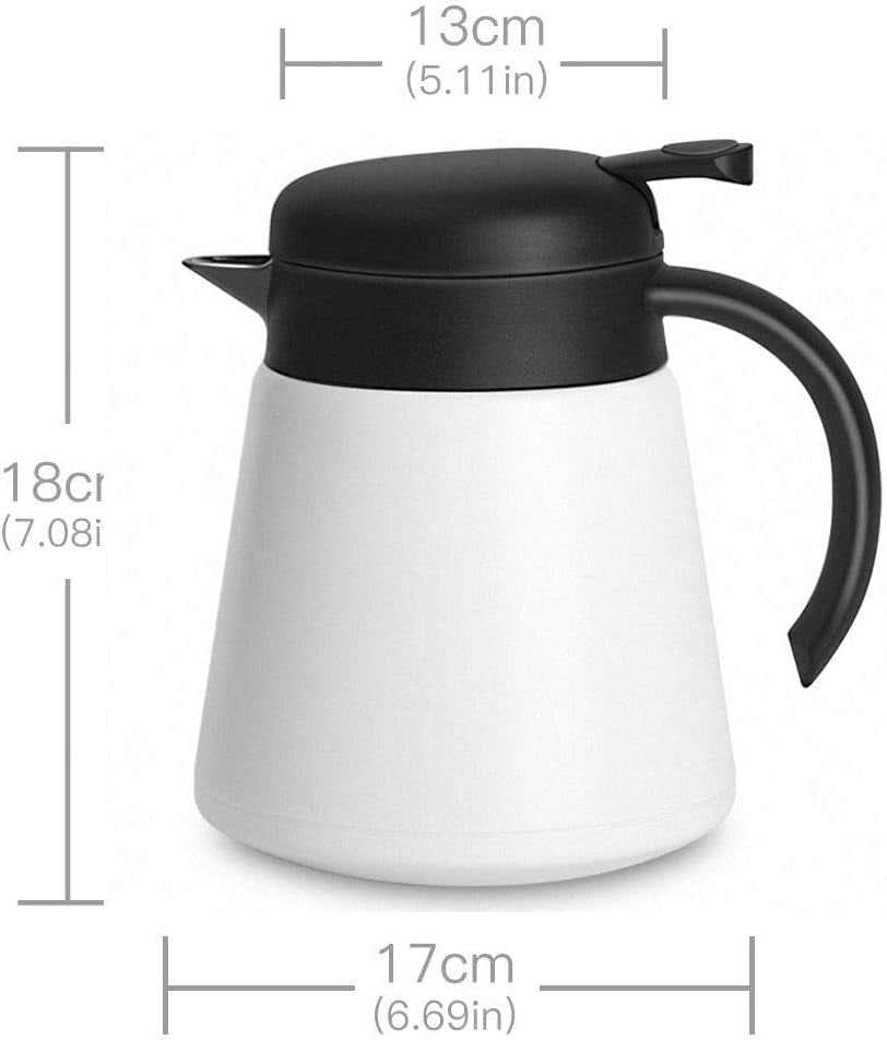 Glass Lined Thermal Coffee Carafe With Press Button