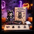 thumbnail image 3 of Patchwork Skeleton Witch DIY Sewing Kit Beginner-Friendly Doll Making Set with Gothic Cute Plush Halloween Craft Activity for Adults Teens Spooky Room Decor Gift, 3 of 5