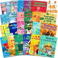 thumbnail image 1 of Libros para colorear Mczan, paquete de 48 para niños de 2 a 12 años con 288 imágenes, 1 of 7