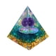 thumbnail image 3 of Pirámide de orgonita Piedra de cristal natural Energía de orgonita Reúne riqueza Prosperidad Hugtrwg  Para estrenar, 3 of 8
