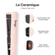 thumbnail image 2 of L'ANGE HAIR Plancha de pelo Le Ceramique de una pasada | Plancha de cerámica de calentamiento rápido | La mejor plancha de pelo profesional con herramientas de calor para retener la hidratación y el b, 2 of 5
