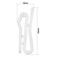 thumbnail image 2 of Uxcell Curtain Hooks Plastic Pin-On Drapery Hooks White 30Pcs, 2 of 6
