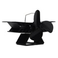 thumbnail image 1 of Heat Powered Stove Fan, Adjustable Speed Thermoelectric Fan Environmental Protection  For Home, 1 of 8