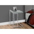 thumbnail image 4 of Accent Table C-shaped End Side Snack Living Room Bedroom Metal Grey, 4 of 11