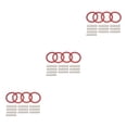 thumbnail image 4 of Vogacara Paquete de 10 RC Wheel Beadlocks Ring 1:10 Control remoto Modelo de coche Llanta Exterior Reemplazo mejorado para TRX4 SCX10 90046 D90 Rojo Type1 NO1 Vogacara CBP495309, 4 of 6