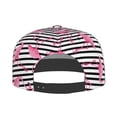 thumbnail image 4 of Gaeub Flamingos Flat Bill Snapback Hats Baseball Caps with Adjustable for Running Workouts and Outdoor Activities, 4 of 9